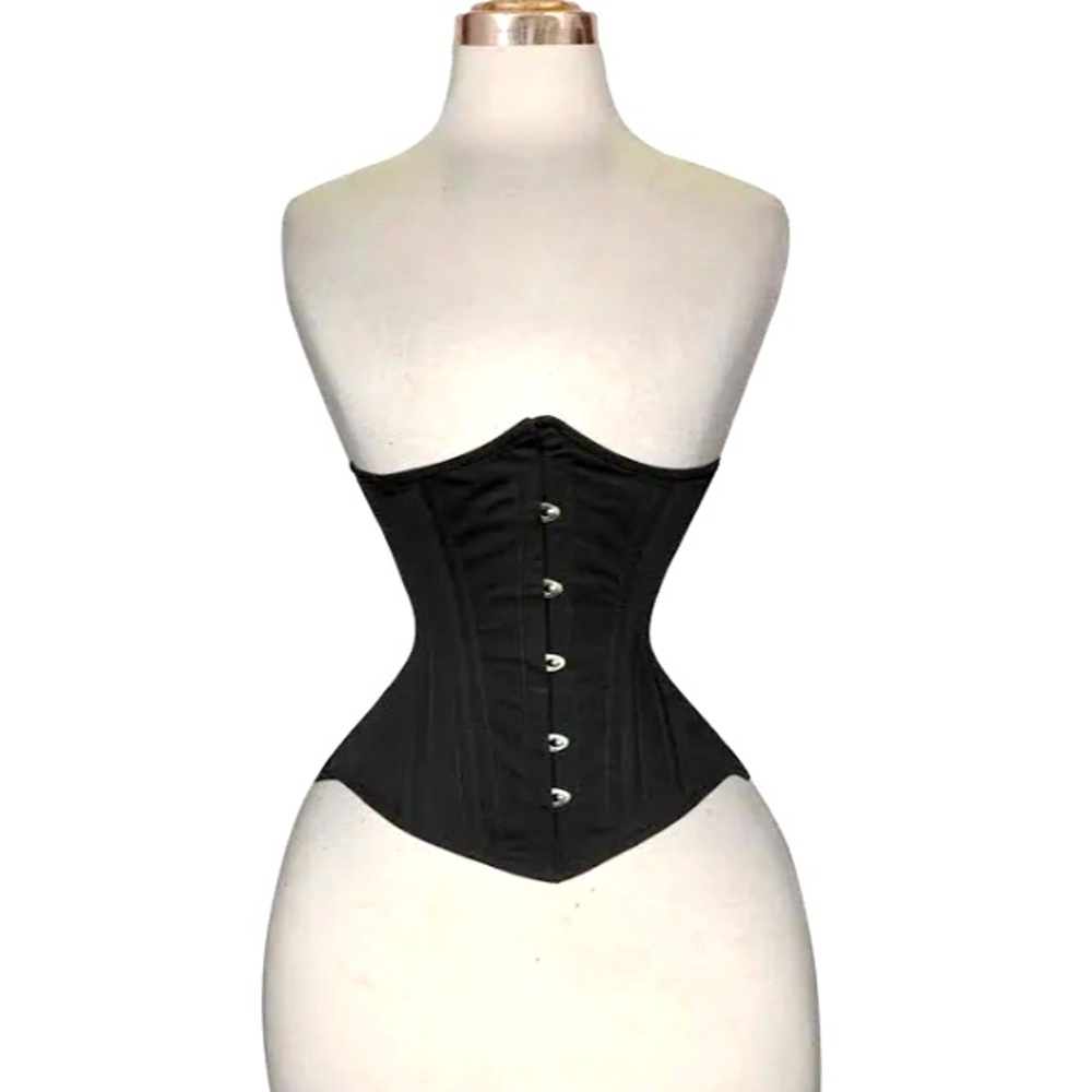 Thick 4xL under bust women’s black corset top